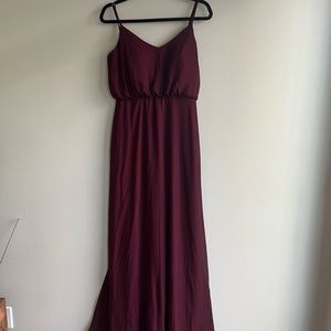 Birdy Grey Gwennie Dress Chiffon Cabernet size medium